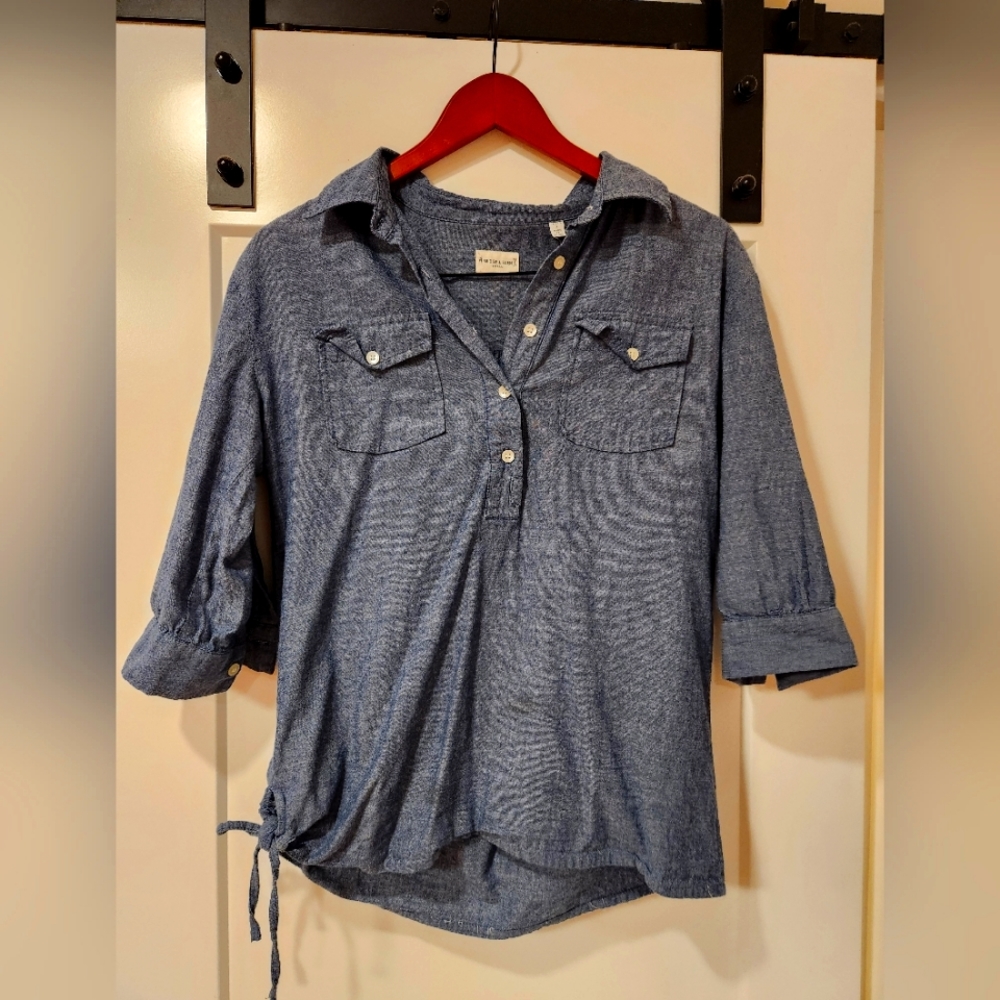 Denim blouse